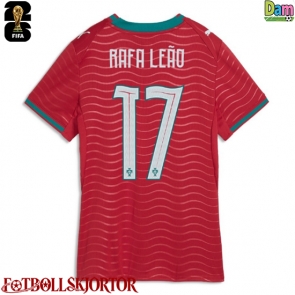 Portugal Rafael Leao #17 Hemmatröja Dam VM 2026 Kortärmad